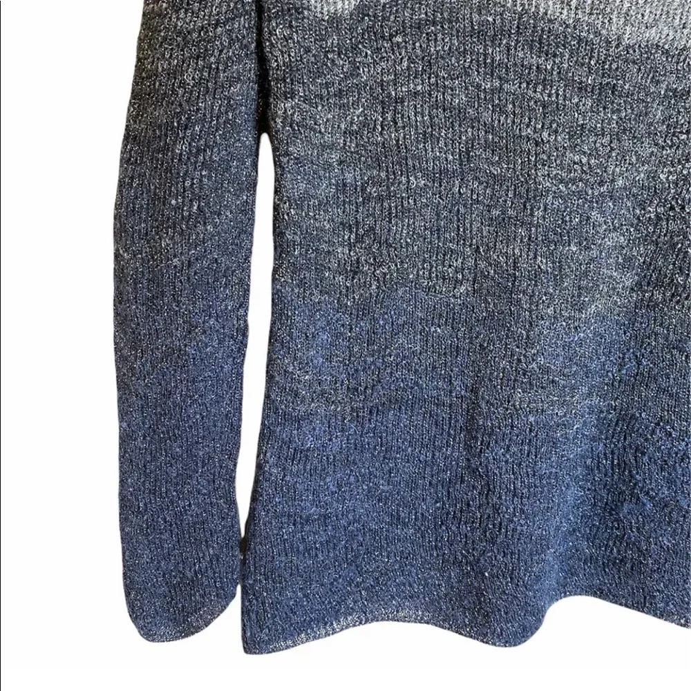 CHANEL Ombré Shimmering Turtleneck Sweater